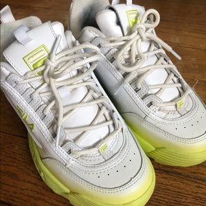 Fila disruptor ombré color block chunky sneakers